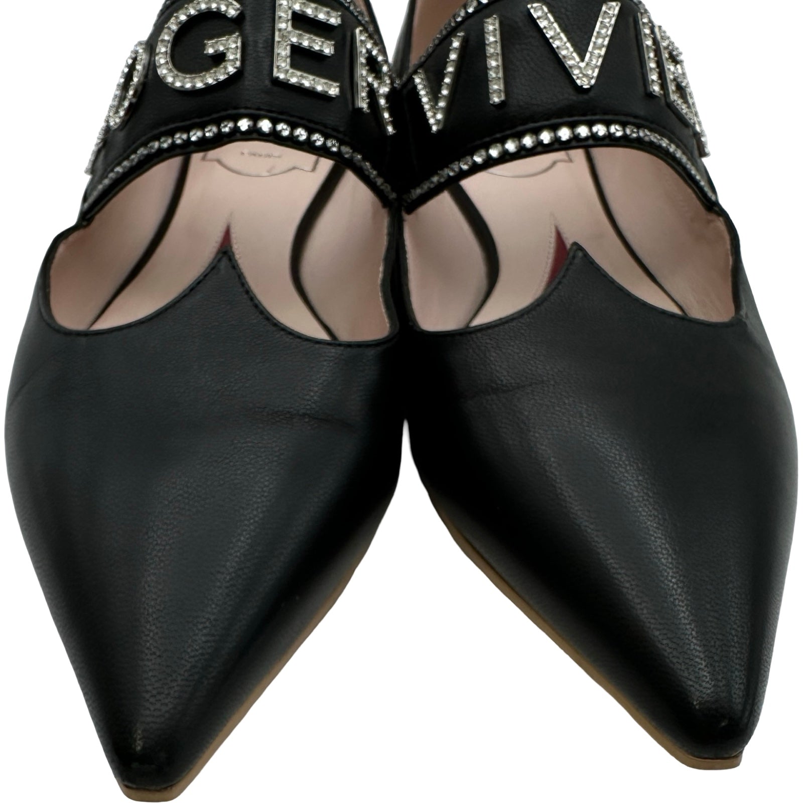 ロジェ ヴィヴィエ ROGER VIVIER ビジューロゴフラットパンプス