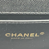 シャネル CHANEL ボーイシャネル25 A67086 ブラック ゴールド金具 キャビアスキン レディース ショルダーバッグ