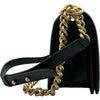 シャネル CHANEL ボーイシャネル25 A67086 ブラック ゴールド金具 キャビアスキン レディース ショルダーバッグ