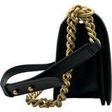 シャネル CHANEL ボーイシャネル25 A67086 ブラック ゴールド金具 キャビアスキン レディース ショルダーバッグ