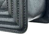 シャネル CHANEL ボーイシャネル25 A67086 ブラック ゴールド金具 キャビアスキン レディース ショルダーバッグ