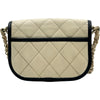 シャネル CHANEL マトラッセ ミニフラップショルダー 31番台 アイボリー/ブラック ゴールド金具 キャビアスキン レディース ショルダーバッグ