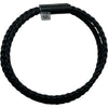 エルメス HERMES レザーブレスレット トゥルニトレッセ ソーブラック ブラック金具 スイフト アクセサリー