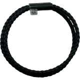 エルメス HERMES レザーブレスレット トゥルニトレッセ ソーブラック ブラック金具 スイフト アクセサリー