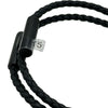エルメス HERMES レザーブレスレット トゥルニトレッセ ソーブラック ブラック金具 スイフト アクセサリー