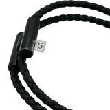 エルメス HERMES レザーブレスレット トゥルニトレッセ ソーブラック ブラック金具 スイフト アクセサリー