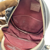 シャネル CHANEL マトラッセラウンドチェーンショルダー A70657 26番台 ネイビー シルバー金具 キャビアスキン レディース ショルダーバッグ