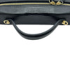 シャネル CHANEL トップハンドルバニティチェーンショルダー AP5195 ブラック ゴールド金具 リザード型押し レディース ショルダーバッグ