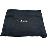 シャネル CHANEL トップハンドルバニティチェーンショルダー AP5195 ブラック ゴールド金具 リザード型押し レディース ショルダーバッグ