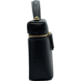 シャネル CHANEL トップハンドルバニティチェーンショルダー AP5195 ブラック ゴールド金具 リザード型押し レディース ショルダーバッグ