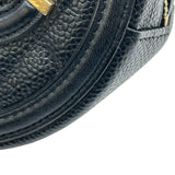 シャネル CHANEL CCフィリグリーラウンド チェーンショルダー AP0365 27番台 ブラック ゴールド金具 キャビアスキン レディース ショルダーバッグ