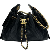 シャネル CHANEL CHANEL25ミニ AS5631 ブラック ゴールド金具 キャビアスキン レディース ショルダーバッグ