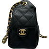 シャネル CHANEL CHANEL25ミニ AS5631 ブラック ゴールド金具 キャビアスキン レディース ショルダーバッグ