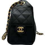 シャネル CHANEL CHANEL25ミニ AS5631 ブラック ゴールド金具 キャビアスキン レディース ショルダーバッグ