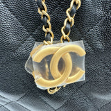 シャネル CHANEL CHANEL25 ラージ AS5553 ブラック ゴールド金具 キャビアスキン レディース ショルダーバッグ