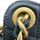 シャネル CHANEL CHANEL25 ラージ AS5553 ブラック ゴールド金具 キャビアスキン レディース ショルダーバッグ