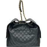 シャネル CHANEL CHANEL25 ラージ AS5553 ブラック ゴールド金具 キャビアスキン レディース ショルダーバッグ