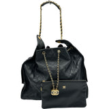 シャネル CHANEL CHANEL25 ラージ AS5533 ブラック ゴールド金具 キャビアスキン レディース ショルダーバッグ