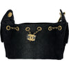 シャネル CHANEL CHANEL25 ミニ AS5631 ブラック ゴールド金具 デニム レディース ショルダーバッグ
