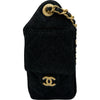 シャネル CHANEL CHANEL25 ミニ AS5631 ブラック ゴールド金具 デニム レディース ショルダーバッグ