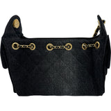 シャネル CHANEL CHANEL25 ミニ AS5631 ブラック ゴールド金具 デニム レディース ショルダーバッグ