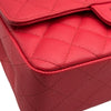 シャネル CHANEL ミニマトラッセ20 A69900 25番台 レッド シルバー金具 キャビアスキン レディース ショルダーバッグ