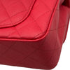 シャネル CHANEL ミニマトラッセ20 A69900 25番台 レッド シルバー金具 キャビアスキン レディース ショルダーバッグ