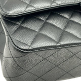シャネル CHANEL マトラッセ 25 A01112 ブラック ゴールド金具 キャビアスキン レディース ショルダーバッグ