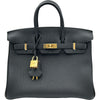 エルメス HERMES バーキン25 K刻印　(2025年製) ブラック ゴールド金具 トゴ レディース ハンドバッグ