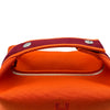 エルメス HERMES ブリッドアブラックPM　 オレンジ シルバー金具 トワル レディース ハンドバッグ