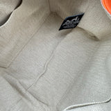 エルメス HERMES ブリッドアブラックPM　 オレンジ シルバー金具 トワル レディース ハンドバッグ