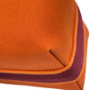 エルメス HERMES ブリッドアブラックPM　 オレンジ シルバー金具 トワル レディース ハンドバッグ