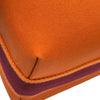 エルメス HERMES ブリッドアブラックPM　 オレンジ シルバー金具 トワル レディース ハンドバッグ