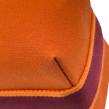 エルメス HERMES ブリッドアブラックPM　 オレンジ シルバー金具 トワル レディース ハンドバッグ