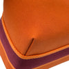 エルメス HERMES ブリッドアブラックPM　 オレンジ シルバー金具 トワル レディース ハンドバッグ