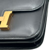 エルメス HERMES コンスタンス3ミニ Z刻印 (2021年製) ブラック ピンクゴールド金具 エヴァーグレイン レディース ショルダーバッグ