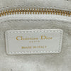 クリスチャン・ディオール Christian Dior レディディオールミニ ホワイト ゴールド金具 ラムスキン レディース ショルダーバッグ