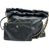 シャネル CHANEL CHANEL22 スモール AS3260 ブラック ゴールド金具 カーフスキン レディース トートバッグ