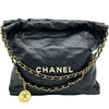 シャネル CHANEL CHANEL22 スモール AS3260 ブラック ゴールド金具 カーフスキン レディース トートバッグ