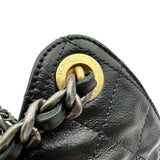 シャネル CHANEL CHANEL25 スモール AS5293 ブラック ゴールド金具 シャイニーカーフスキン レディース ショルダーバッグ