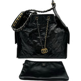シャネル CHANEL CHANEL25 スモール AS5293 ブラック ゴールド金具 シャイニーカーフスキン レディース ショルダーバッグ