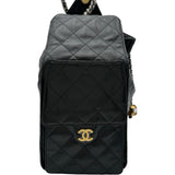 シャネル CHANEL CHANEL25 スモール AS5293 ブラック ゴールド金具 シャイニーカーフスキン レディース ショルダーバッグ
