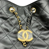 シャネル CHANEL CHANEL25 スモール AS5293 ブラック ゴールド金具 シャイニーカーフスキン レディース ショルダーバッグ