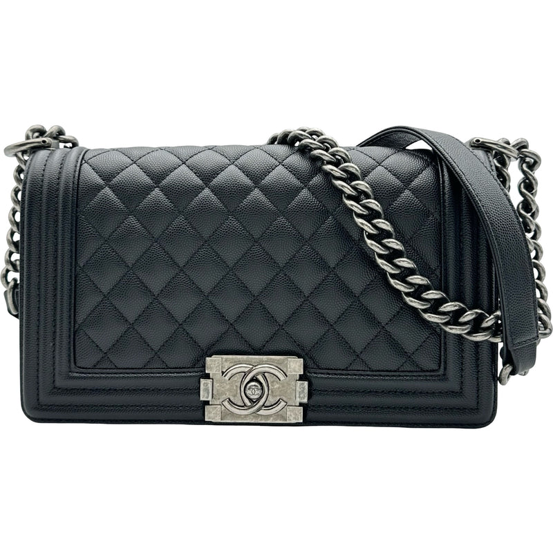 シャネル CHANEL ボーイシャネ25 A67086 ブラック シルバー金具