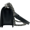 シャネル CHANEL ボーイシャネ25 A67086 ブラック シルバー金具 キャビアスキン レディース ショルダーバッグ