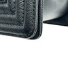 シャネル CHANEL ボーイシャネ25 A67086 ブラック シルバー金具 キャビアスキン レディース ショルダーバッグ