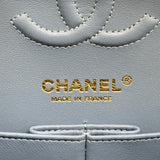 シャネル CHANEL マトラッセ23 A01113 ブルー ゴールド金具 デニム レディース ショルダーバッグ