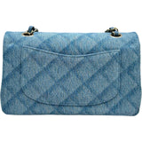 シャネル CHANEL マトラッセ23 A01113 ブルー ゴールド金具 デニム レディース ショルダーバッグ