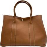 エルメス HERMES ガーデンパーティPM □K刻印 ゴールド シルバー金具 ネゴンダ レディース トートバッグ