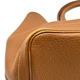 エルメス HERMES ガーデンパーティPM □K刻印 ゴールド シルバー金具 ネゴンダ レディース トートバッグ